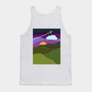 Flying High Over the Hills Tank Top